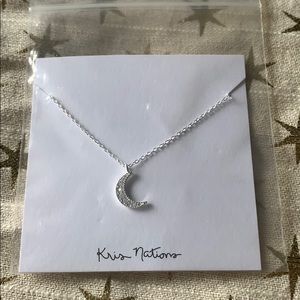 Kris Nations Opalescent Moon Necklace